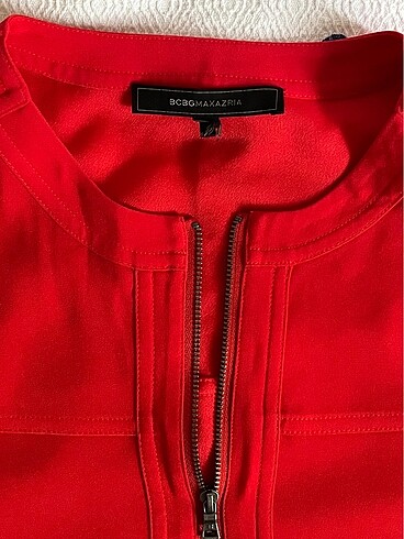 xs Beden kırmızı Renk BCBGMAXAZRIA elbise