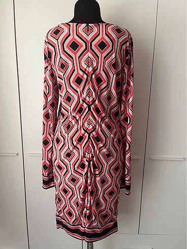 Michael Kors geometrik jersey elbise - Görsel 4