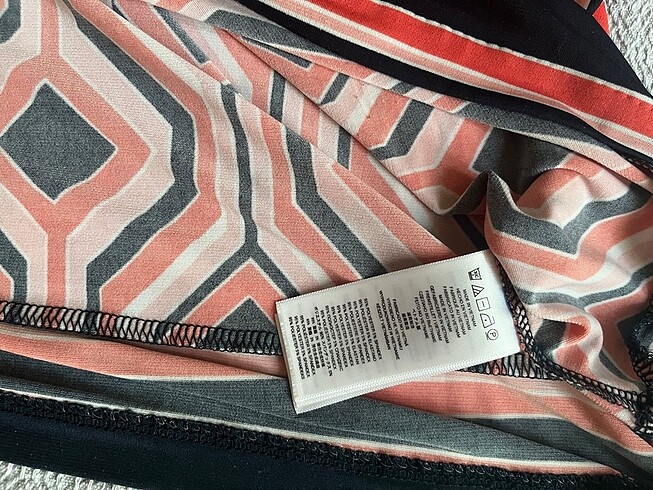 Michael Kors geometrik jersey elbise - Görsel 8