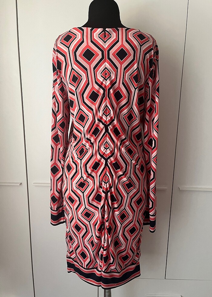 Michael Kors geometrik jersey elbise - Görsel 4