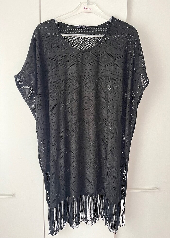 Marks & Spencer püsküllü pareo - Görsel 3