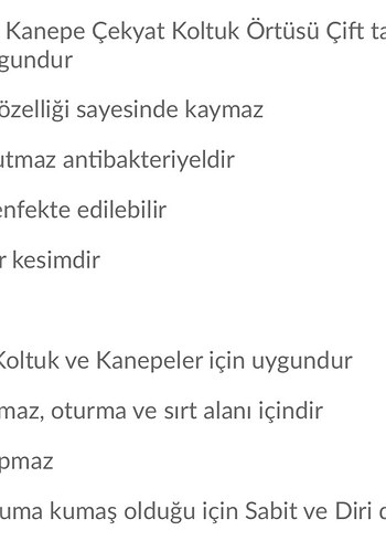 Diğer Latuda home çift taraflı koltuk örtüsü