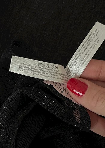 Uzun Siyah Gotik Transparan Kadın Palj Elbisesi - Görsel 9