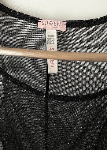 Uzun Siyah Gotik Transparan Kadın Palj Elbisesi - Görsel 5