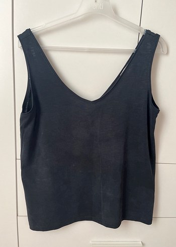 Siyah V Yakalı Salaş Modal Atlet - Görsel 3