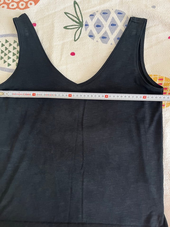 Siyah V Yakalı Salaş Modal Atlet - Görsel 5