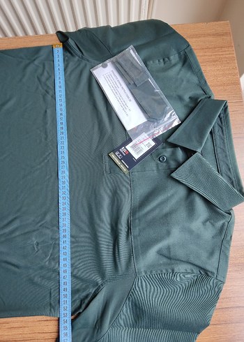 Yeşil Kısa Kollu Polo Tişört - Görsel 2