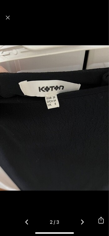 Koton koton etek