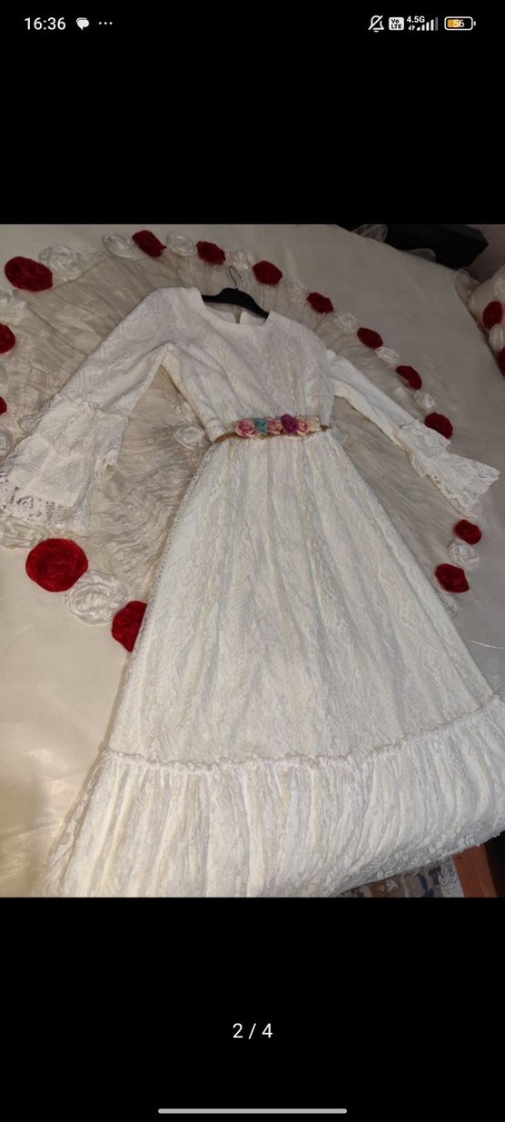 beyaz elbise - Görsel 2