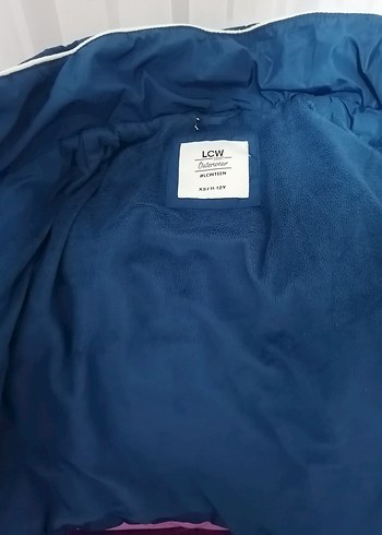 LC Waikiki Kız cocukMavi Kürklü Kaban
