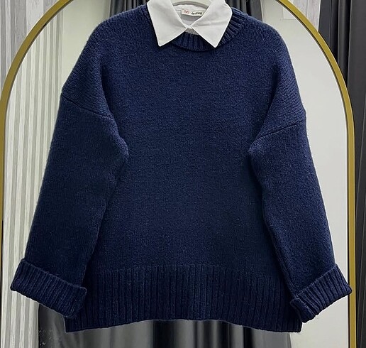 Bisiklet yaka oversize standart beden ????