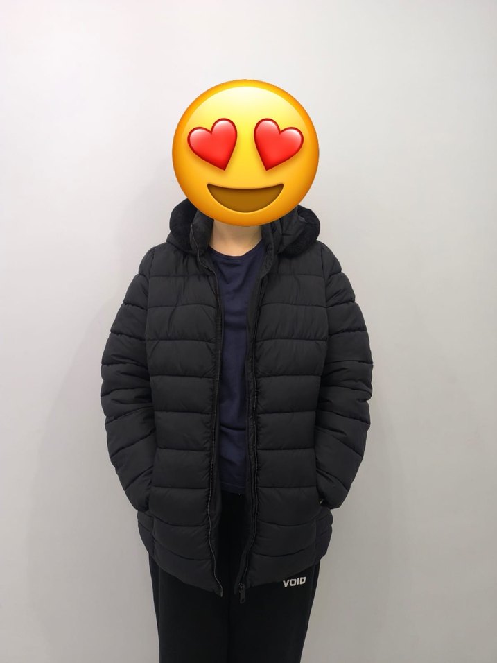 Siyah Kadın Kışlık Kürklü Mont - Görsel 2