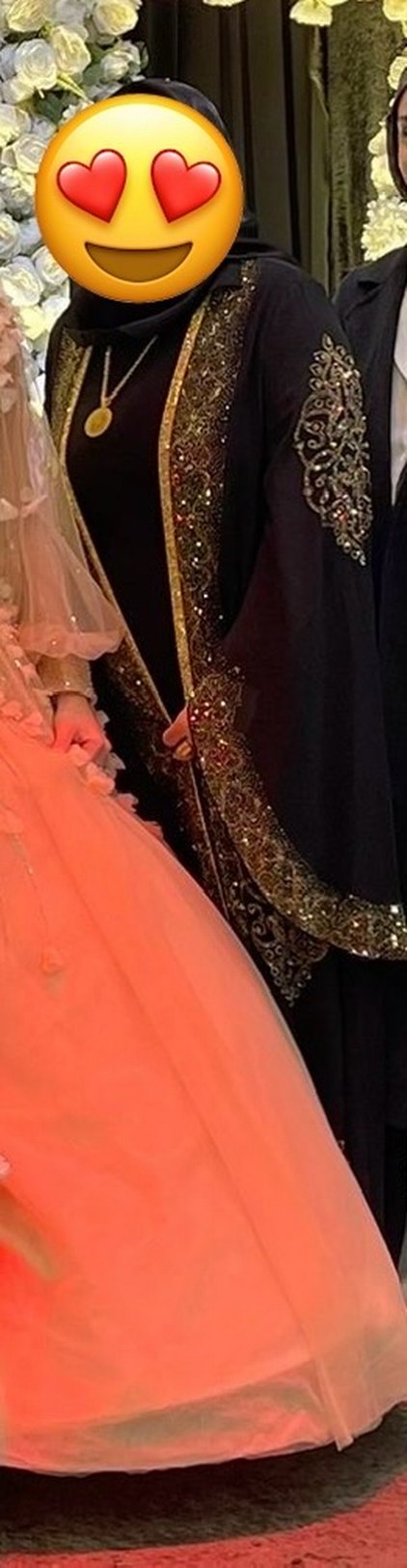 Altın Desenli  abaya - Görsel 2