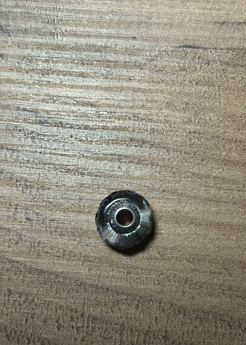 Dalgalı Koyu Mavi Murano Cam Okyanus Charm - Görsel 3