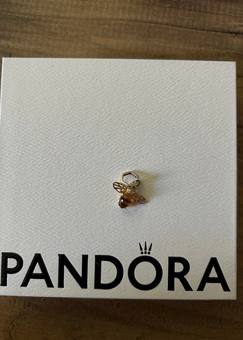 14 Ayar Altın Kaplama Işıltılı Arı Charm - Görsel 4