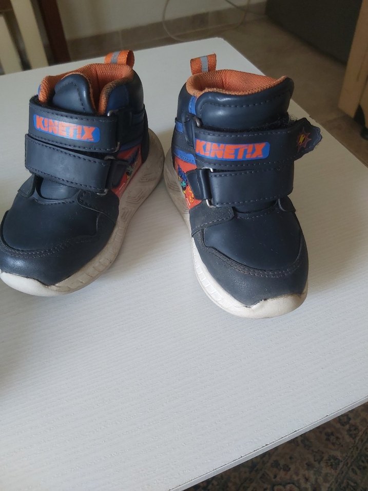 Kinetix Erkek Çocuk Renkli Baskılı Mavi Bot - Görsel 3