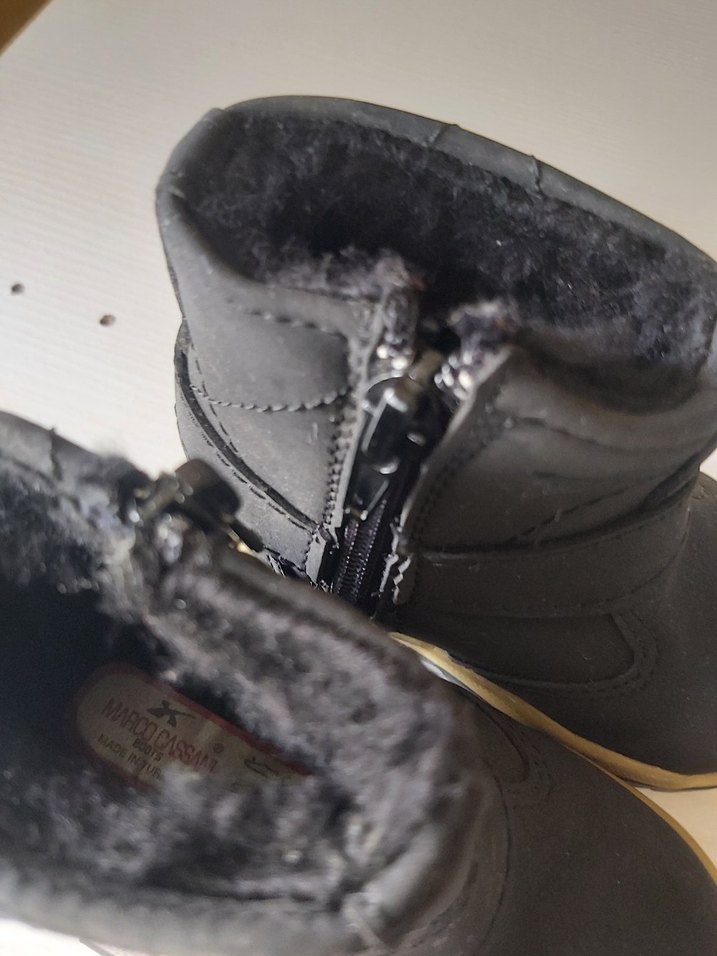 Erkek Çocuk Kahverengi Tokalı Street Wear Bot - Görsel 3