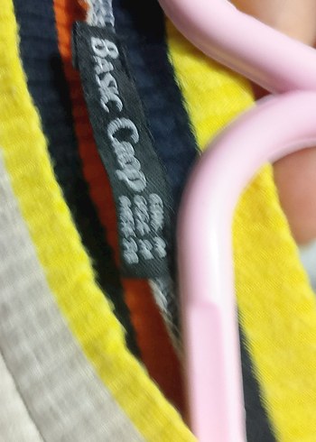 Kız Çocuk Çizgili Kısa Kollu Triko Tişört - Görsel 4