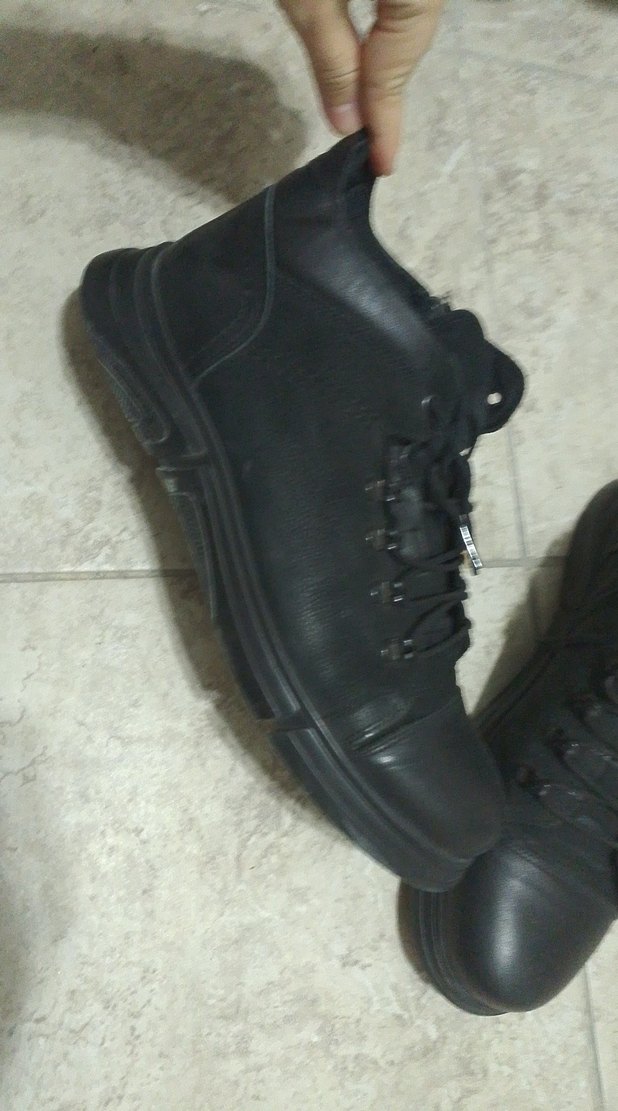 Erkek Siyah Goth Tarzı Tokalı Bot - Görsel 2