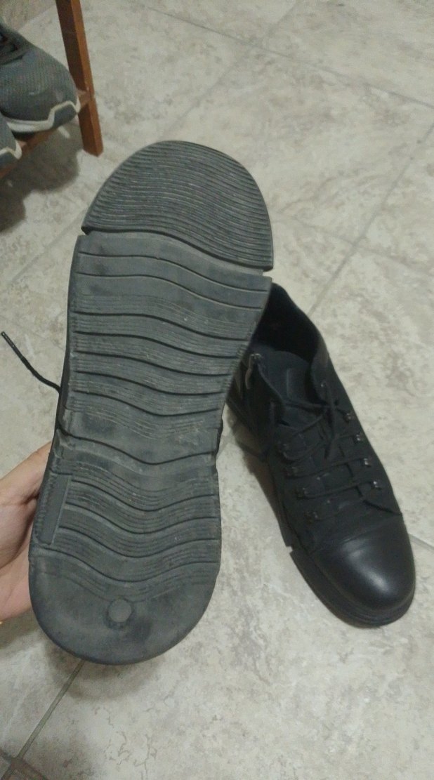 Erkek Siyah Goth Tarzı Tokalı Bot - Görsel 3