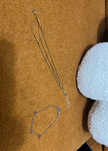 Altın Renk Zincir Detaylı Kadın El Zinciri - Görsel 2