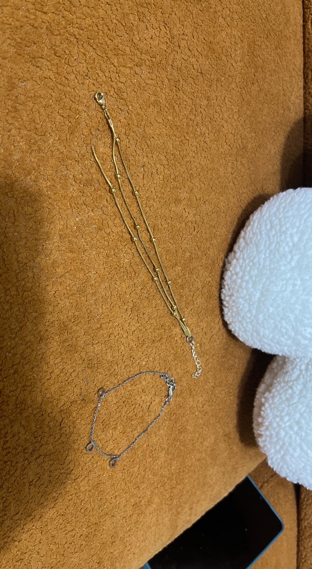 Altın Renk Zincir Detaylı Kadın El Zinciri - Görsel 2