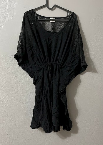 Siyah Midi Gotik Kadın Elbise - Görsel 2