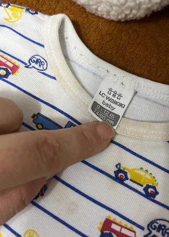 Renkli Baskılı Uzun Kollu Bebek Body - Görsel 3