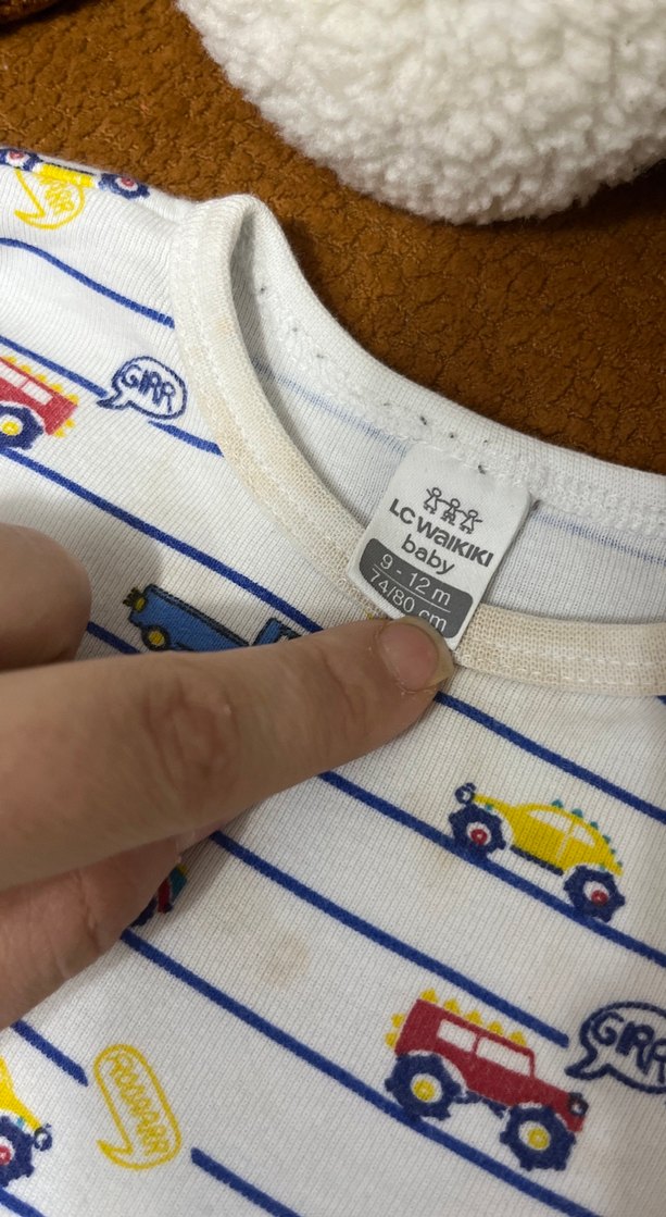 Renkli Baskılı Uzun Kollu Bebek Body - Görsel 3