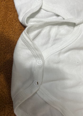 Bebek Erkek Beyaz Kısa Kollu Body - Görsel 2