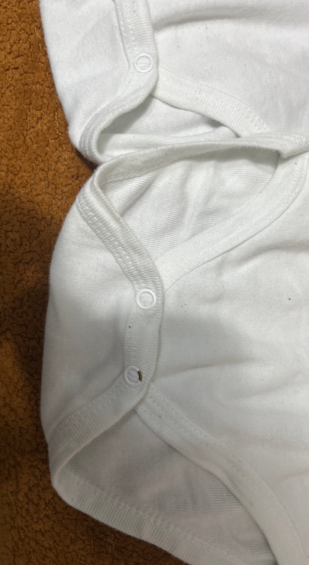 Bebek Erkek Beyaz Kısa Kollu Body - Görsel 2