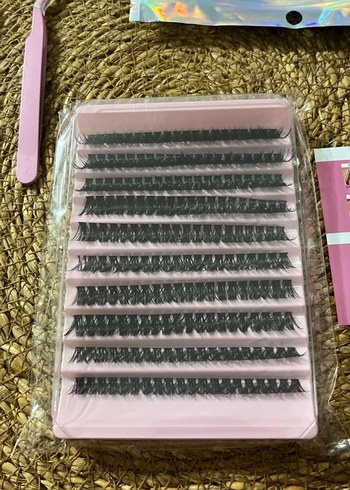 Pembe Pastel Takma Kirpik Seti - Görsel 3