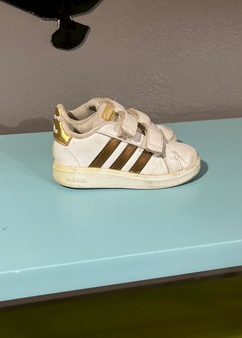 Kız Çocuk Beyaz Cırtlı Spor Ayakkabı - Görsel 3