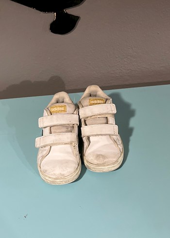 Kız Çocuk Beyaz Cırtlı Spor Ayakkabı - Görsel 2