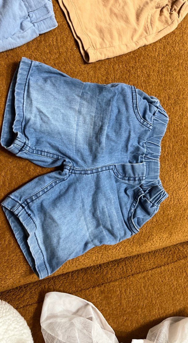 Bej Renkli Erkek Çocuk Rahat Kesim Denim Şort - Görsel 3