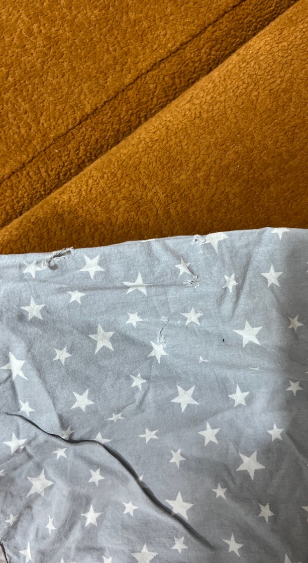 Gri Yıldız Desenli Çocuk Battaniyesi - Görsel 2