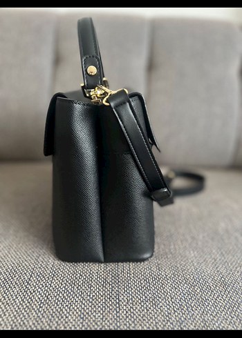 matmazel Siyah Deri Kadın Çanta - Modern Klasik - Görsel 4