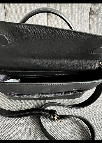 matmazel Siyah Deri Kadın Çanta - Modern Klasik - Görsel 3