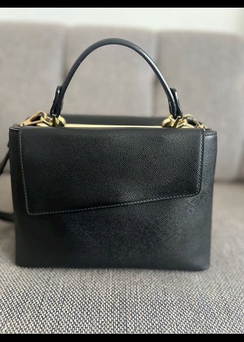 matmazel Siyah Deri Kadın Çanta - Modern Klasik - Görsel 2