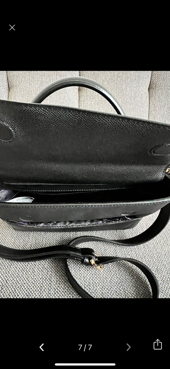 matmazel Siyah Deri Kadın Çanta - Modern Klasik - Görsel 3