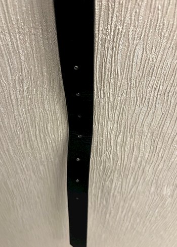 zara Altın Tokalı Koyu Deri Kadın Kemer - Görsel 3