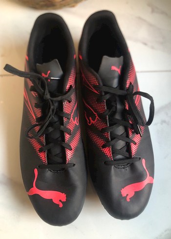 Erkek Kırmızı Puma Futbol Ayakkabısı