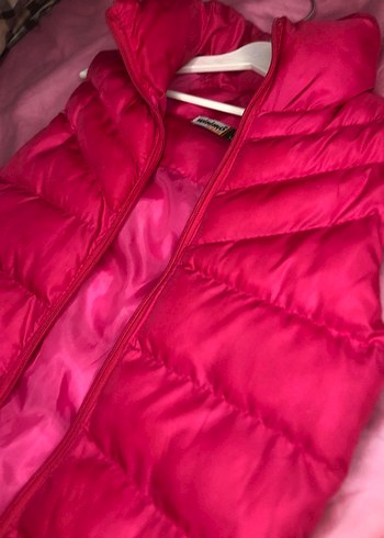 Pembe Fermuarlı Kadın Kolsuz Yelek - Görsel 5