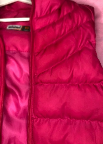 Pembe Fermuarlı Kadın Kolsuz Yelek - Görsel 4