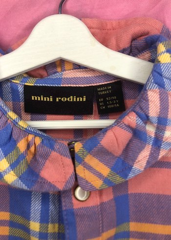 Kız Çocuk Pembe Uzun Kollu Gömlek - Görsel 4