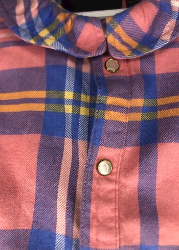 Kız Çocuk Pembe Uzun Kollu Gömlek - Görsel 6