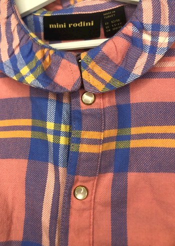 Kız Çocuk Pembe Uzun Kollu Gömlek - Görsel 3