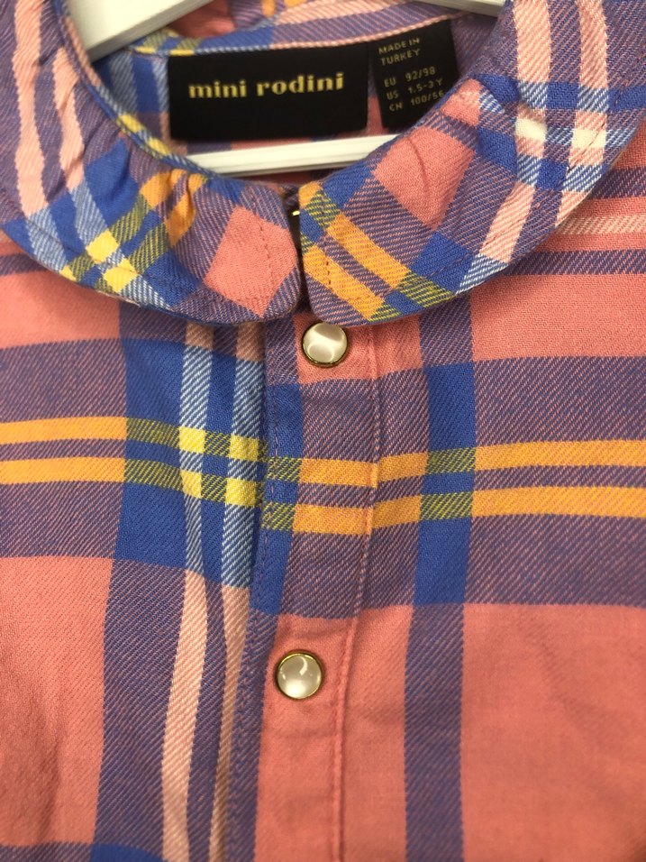 Kız Çocuk Pembe Uzun Kollu Gömlek - Görsel 3