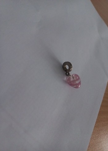 Markasız Pembe Kalp Sallantılı Charm - Görsel 5