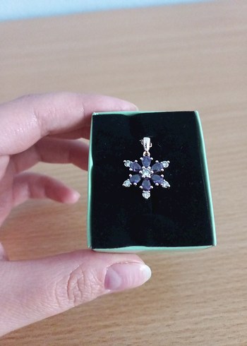 Lotus Kamelya Çiçeği Kolye - Görsel 2